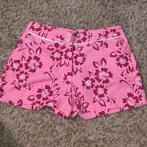 Pink Floral Swim Shorts